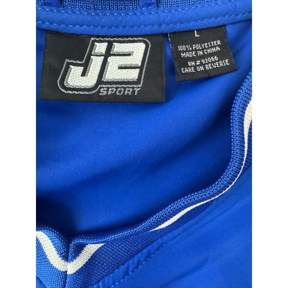 J2 Sport Florida Gators Mens Large Blue V-Neck Windbreaker Pullover Jacket L - Picture 5 of 7